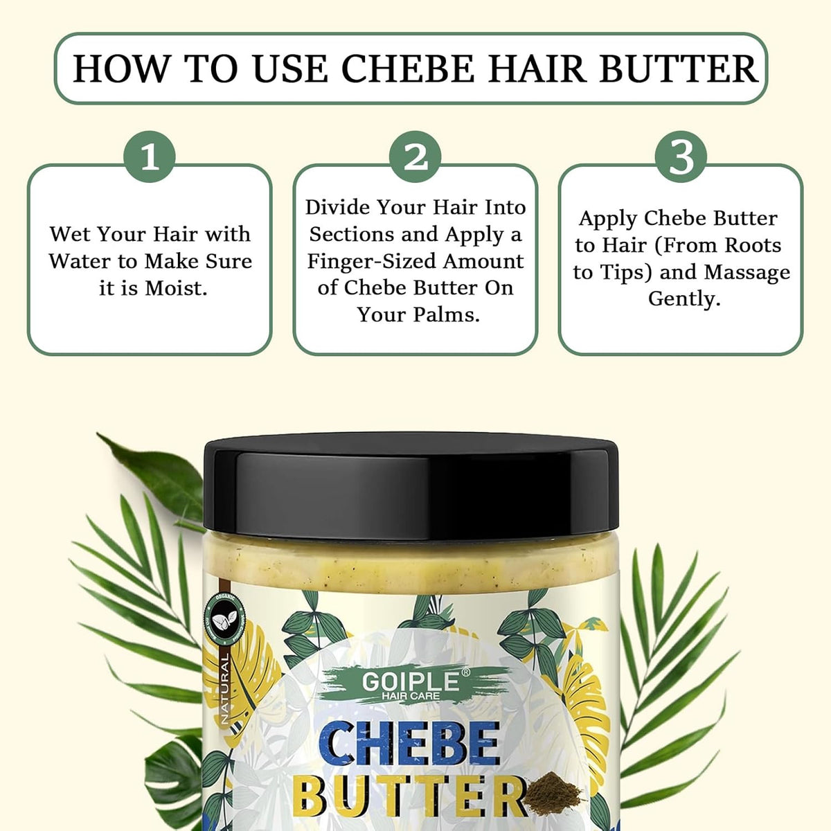 Chebe Hair Butter for Growth & Deep Moisturization - All Hair Types