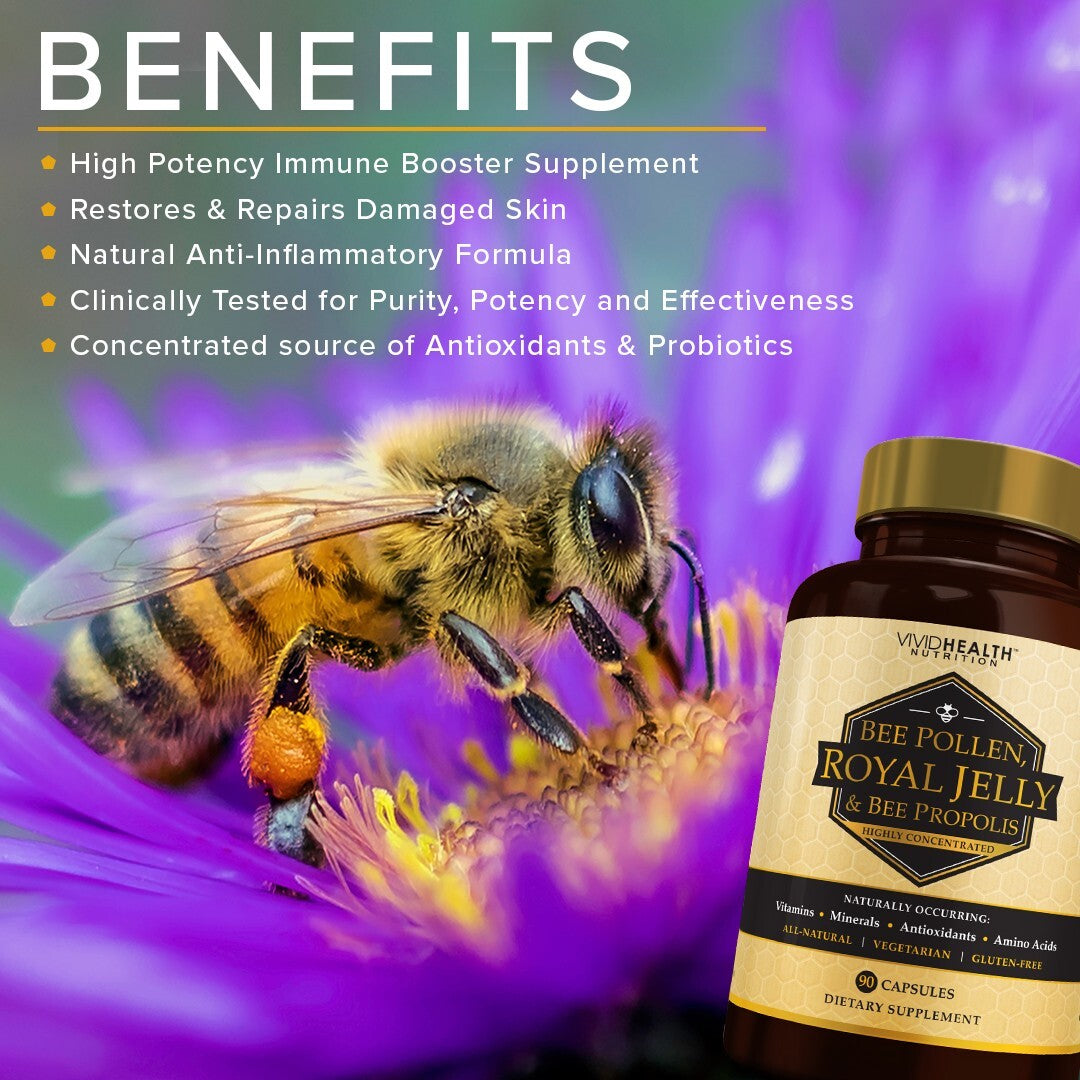 Royal Jelly & Bee Pollen Skin Duo for Acne & Inflammation