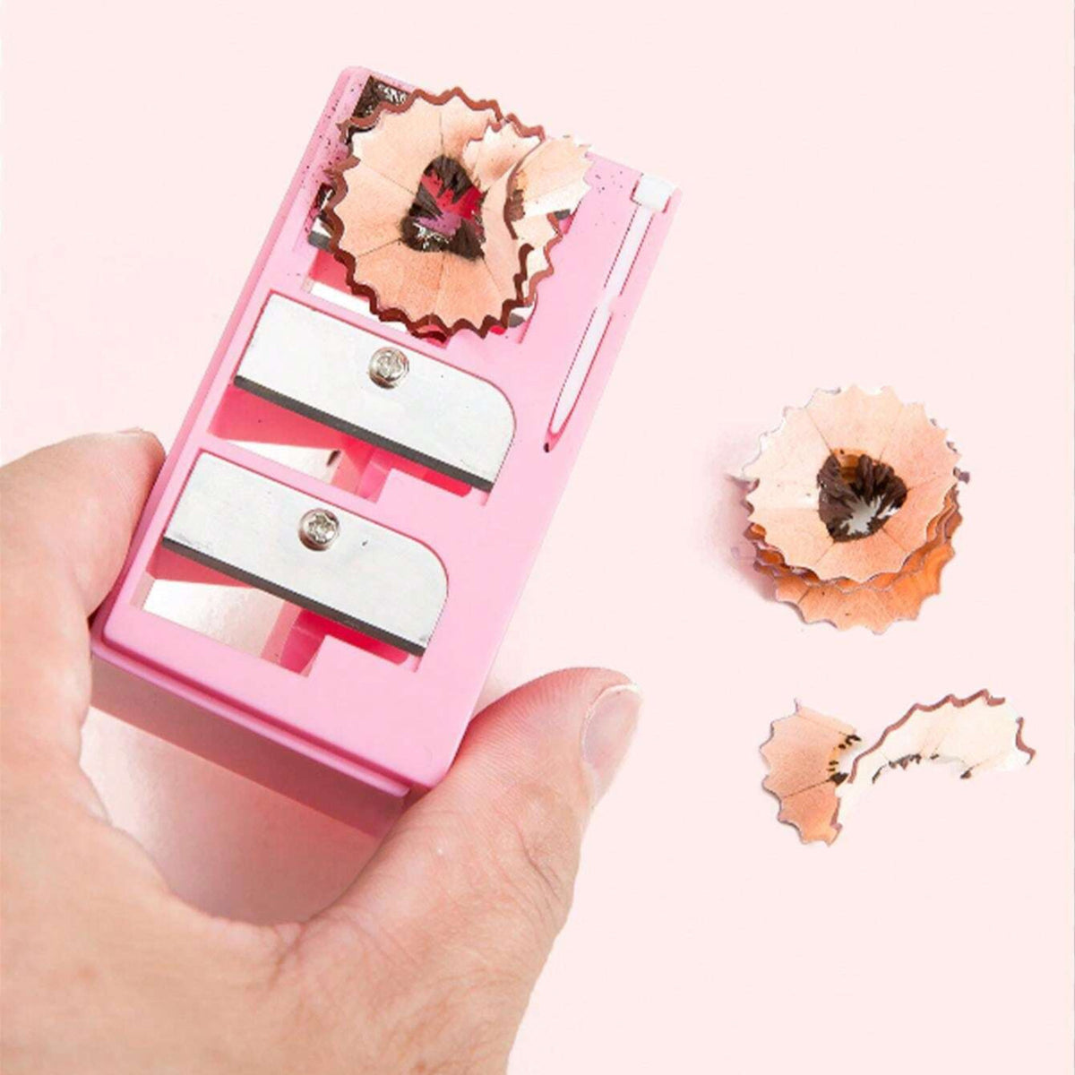 Multi-Size Makeup Pencil Sharpener - Eyeliner & Eyebrow Tool, Stainless Steel, Portable
