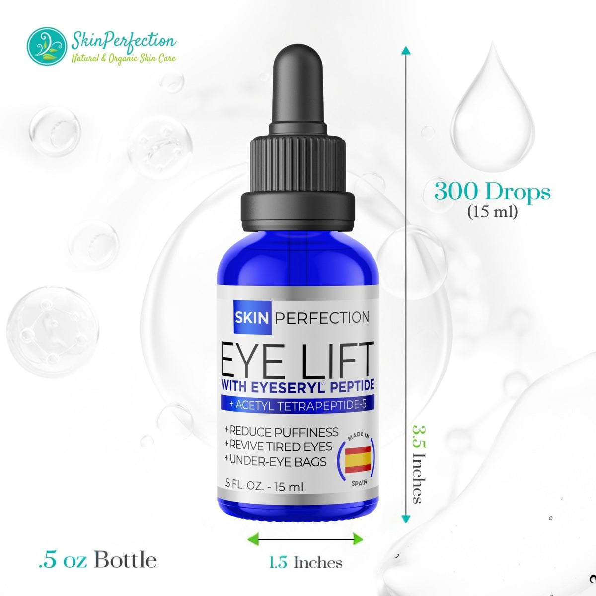 Eyeseryl Anti-Aging Eye Serum Booster for Puffy Eye Bags Reduce Puffiness and Tighten Skin