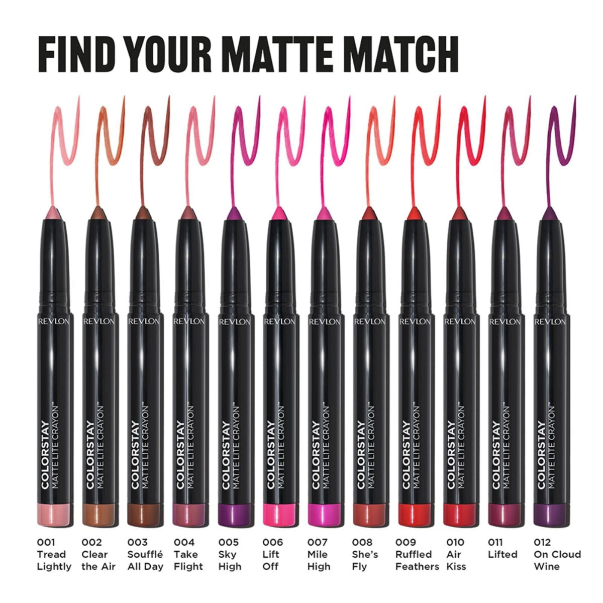 Revlon ColorStay Matte Lite Crayon Lipstick Set of 2 - Ruffled Feathers