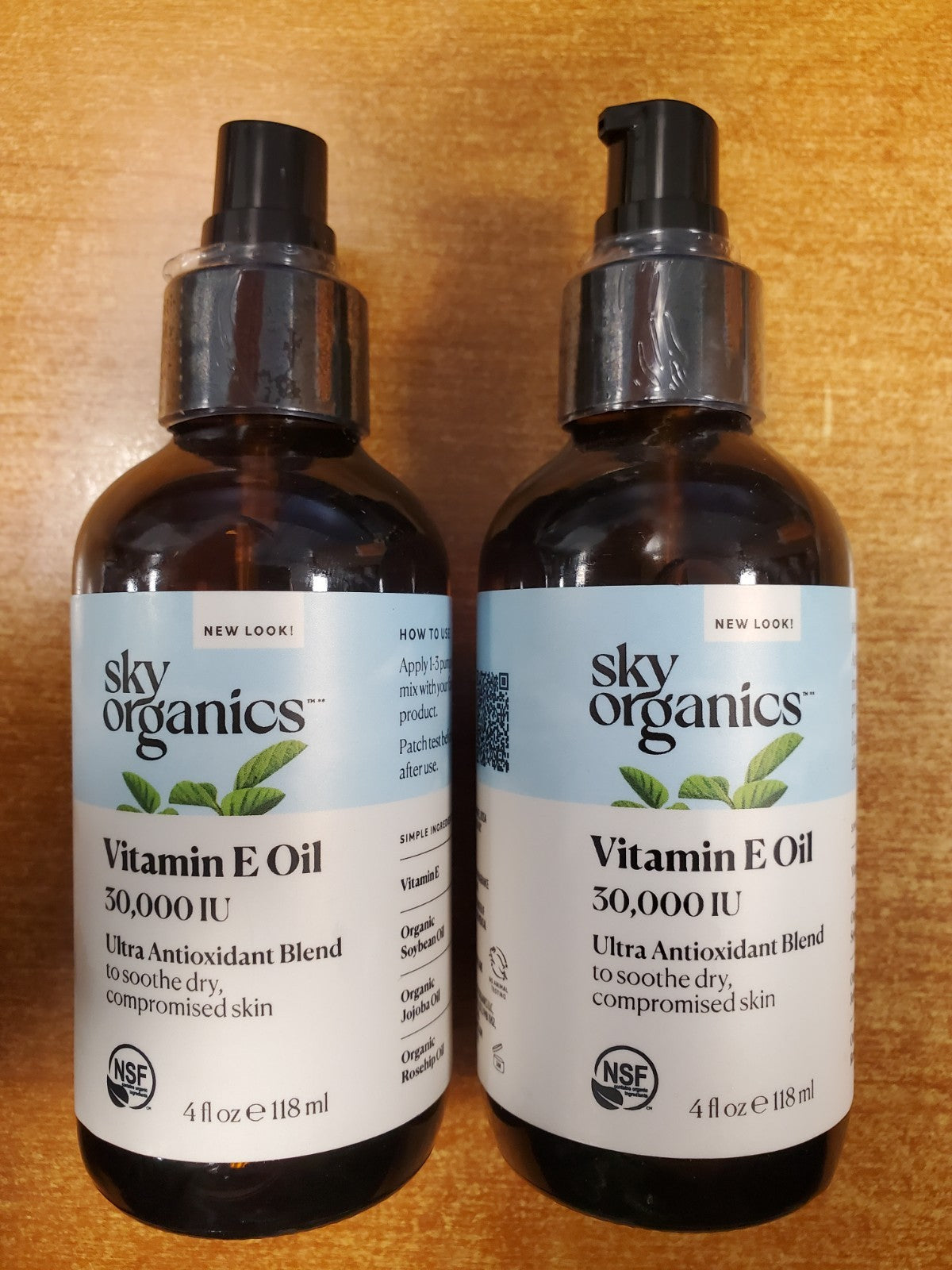 Vitamin E Oil 30,000 IU - 2 Pack, 4 oz Bottles
