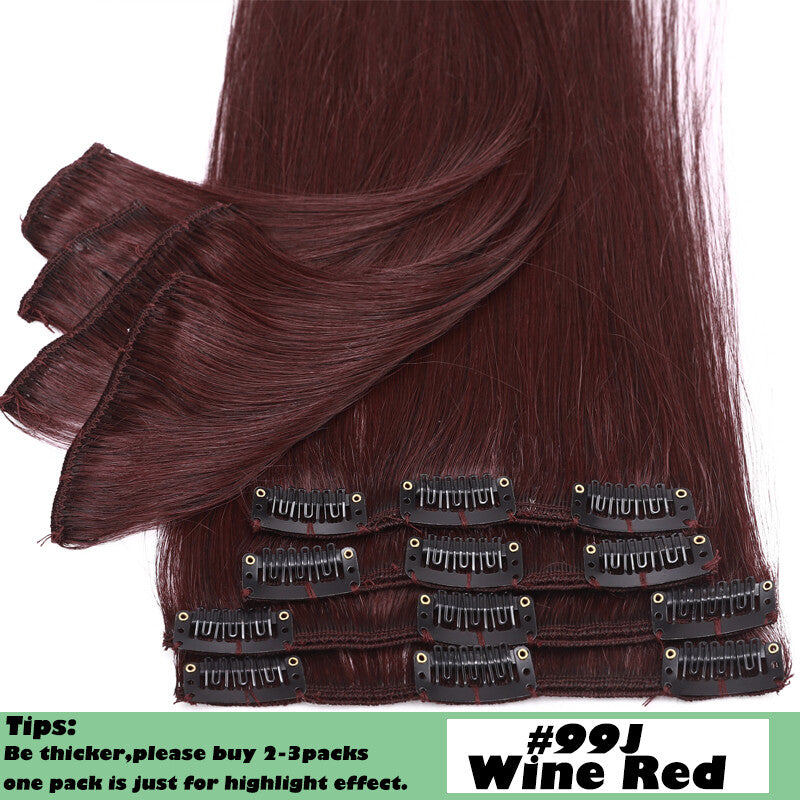 Clip In Human Hair Extensions Full Head Set - Remy, Long & Short Styles