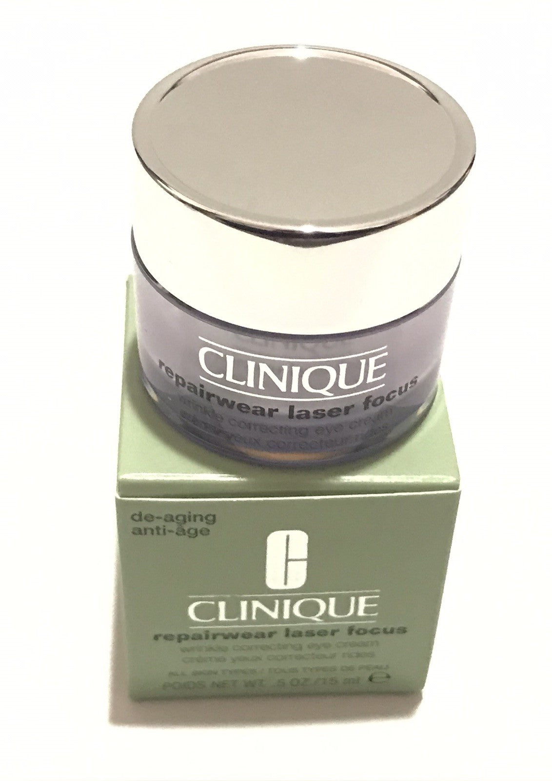 Clinique Repairwear Laser Focus Wrinkle Eye Cream 0.5 oz - Anti-Aging