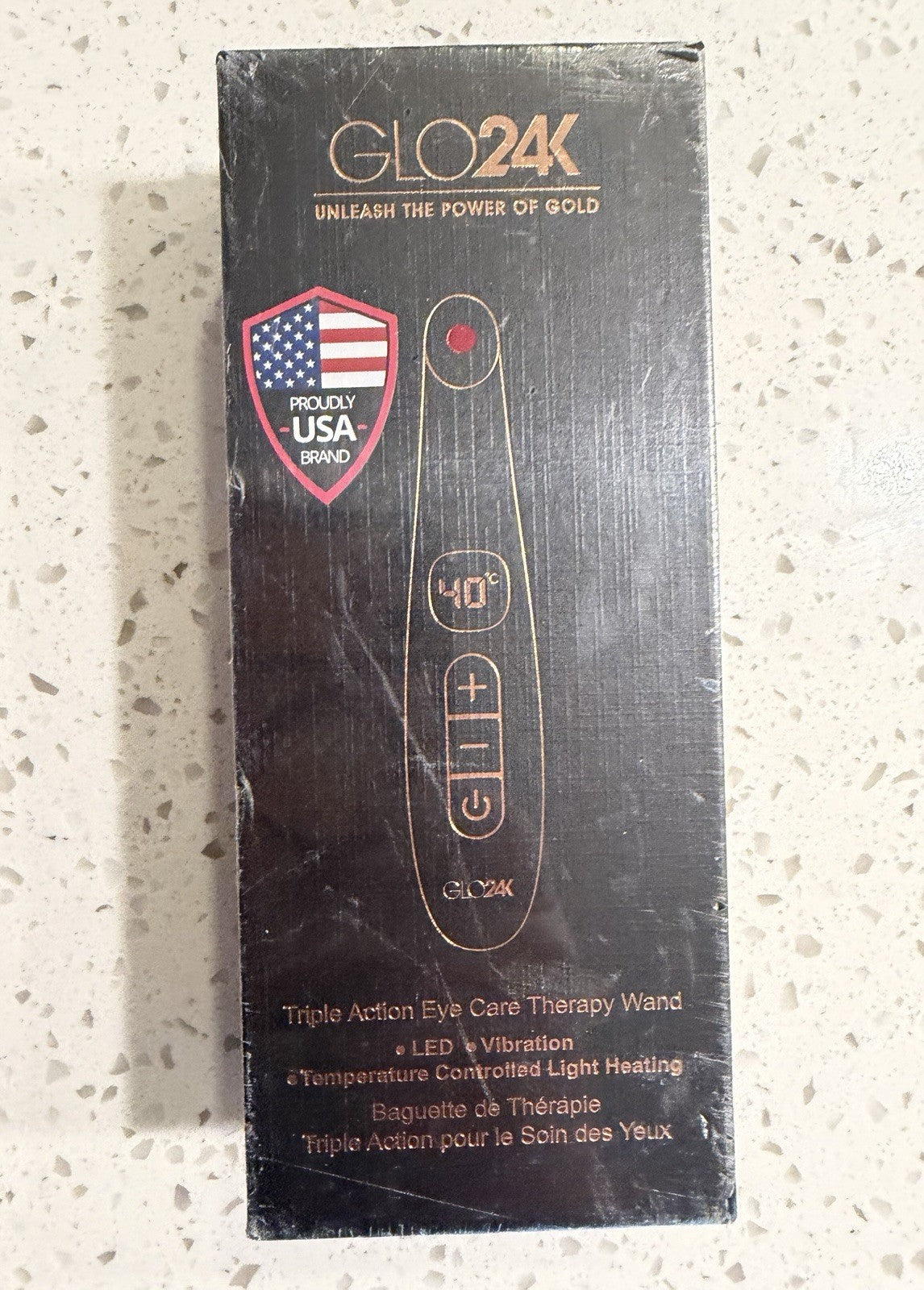 LED Heat Vibration Eye Care Wand for Anti-Aging & Eye Therapy