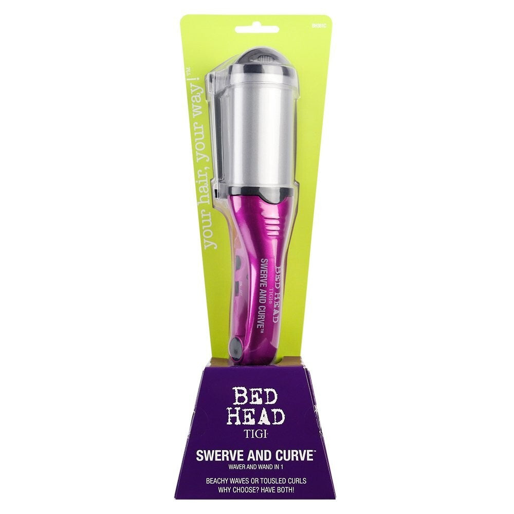 Hair Waver and Curling Wand Set - Beachy Waves, Tousled Curls, 2-in-1 Styling Tool