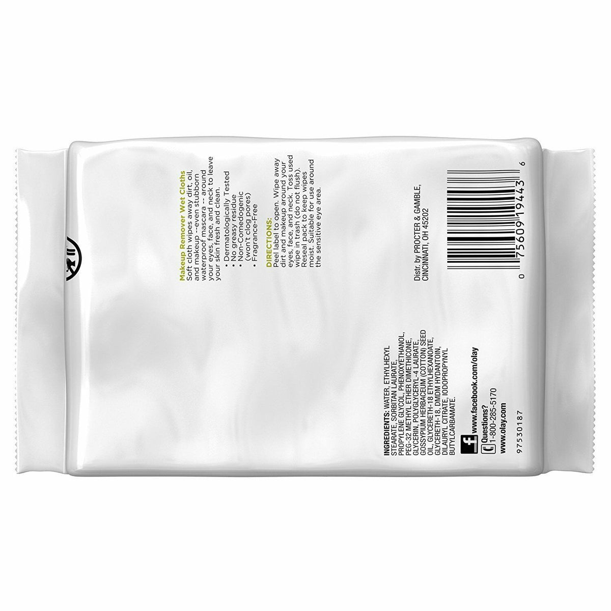Makeup Remover Wipes Fragrance-Free 25 Count - Gentle Face & Eye Cleanser