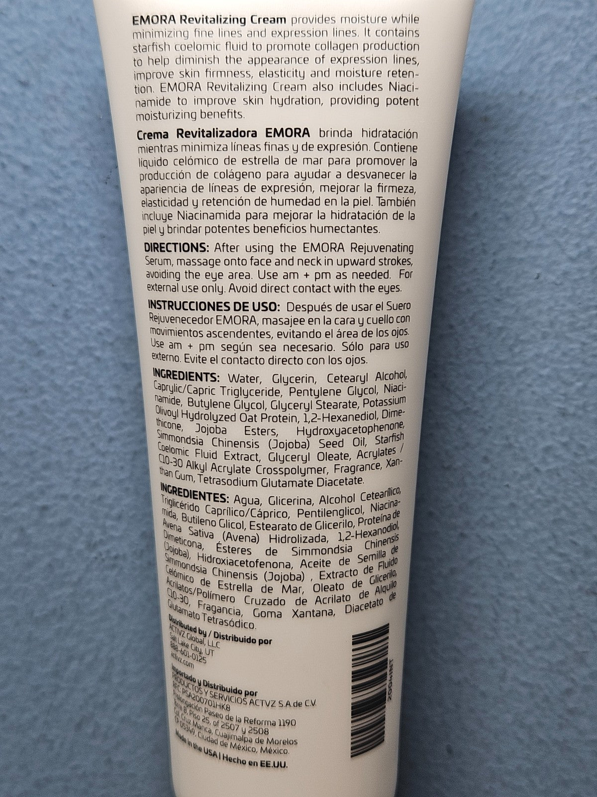 Activz Emora Revitalizing Face Cream 2.9 fl. oz