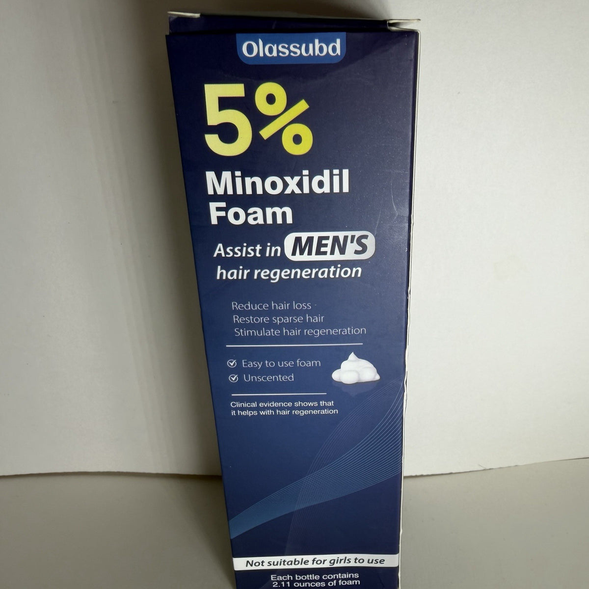 Minoxidil 5% Foam Mens Hair Growth Thinning Receding Regeneration New