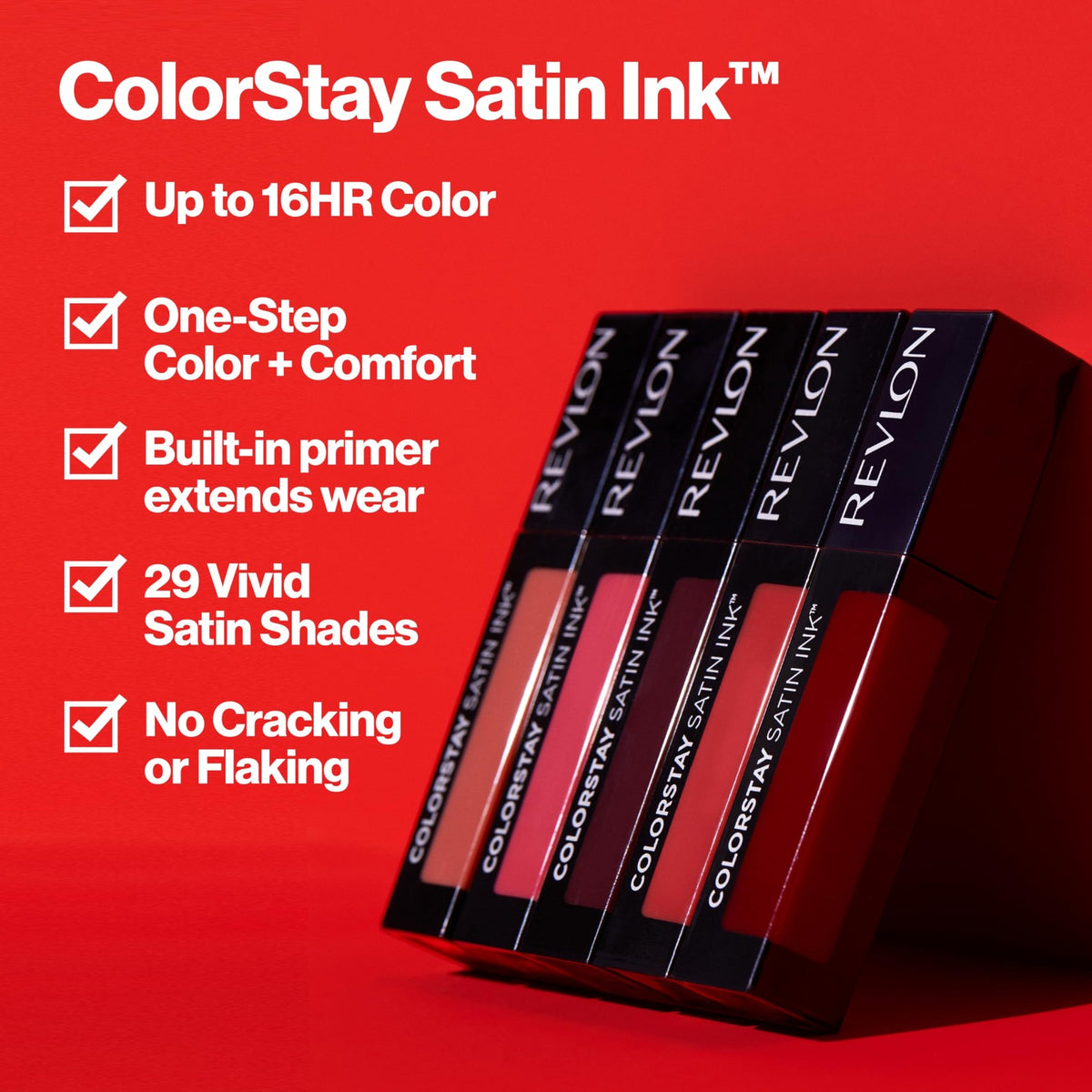 Revlon ColorStay Satin Ink Liquid Lipstick 033 Queen of Quartz - Longwear Lip Color
