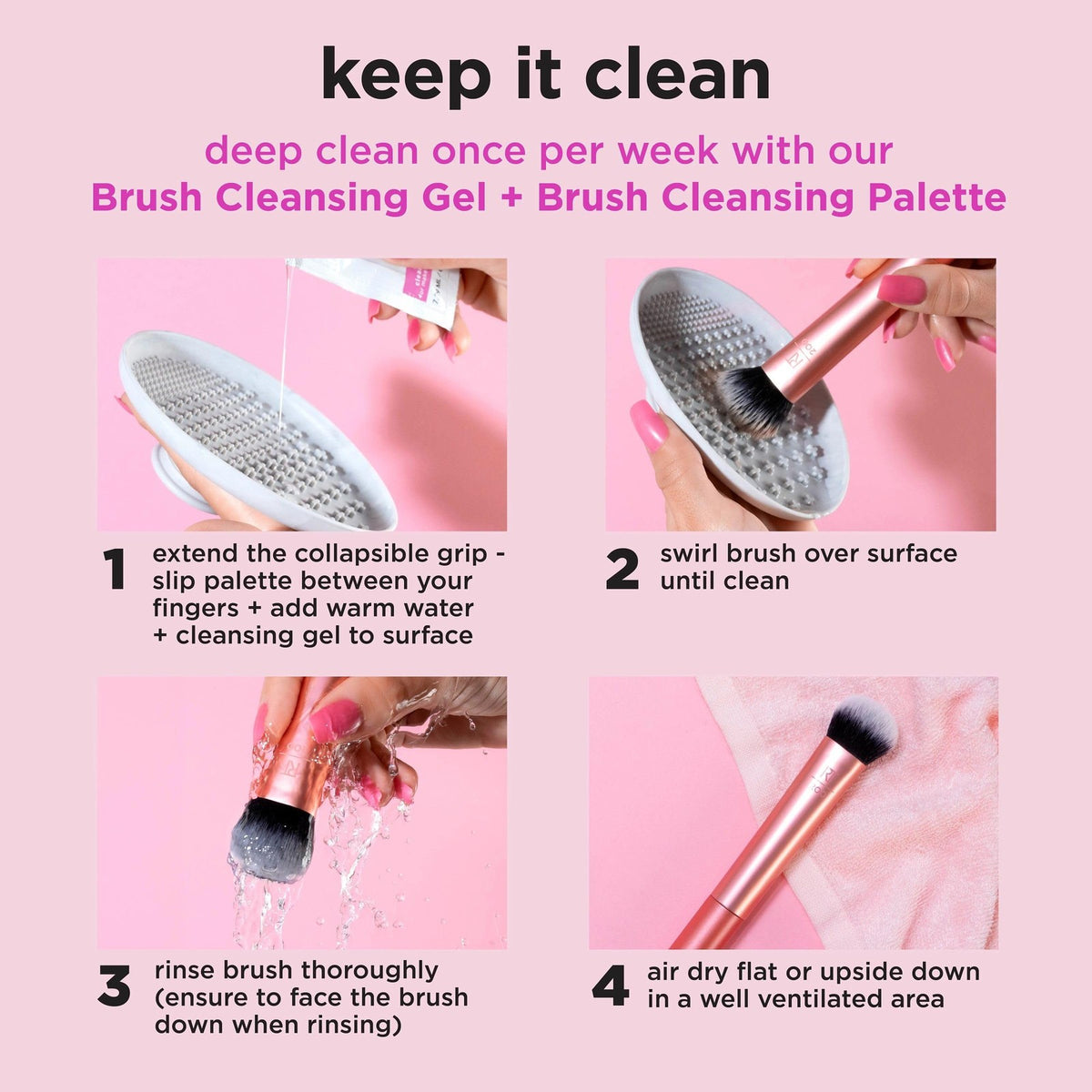 Tapered Makeup Brush for Blush, Highlighter & Contour - Vegan Synthetic