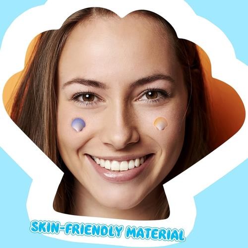 SeaShell Hydrocolloid Acne Pimple Patches - 120 Spot Stickers for Face