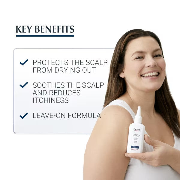 Eucerin Dermo Capillaire Calming Urea Scalp Treatment for Dry & Itchy Scalps 100ml