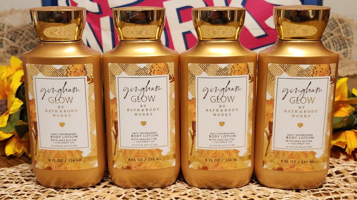 Gingham Glow Body Lotion 8 fl oz - Lot of 4