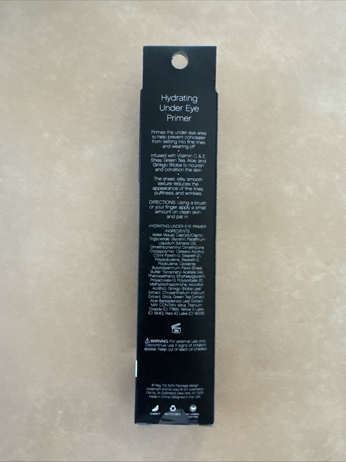 Hydrating Under Eye Primer Clear 0.35oz - Smoothing Vitamin Infused Makeup Base