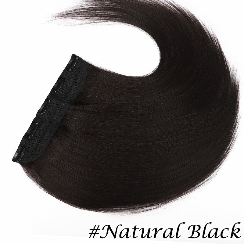 Remy Clip-In Human Hair Extensions Full Head Thick One Piece - Multiple Lengths & Colors