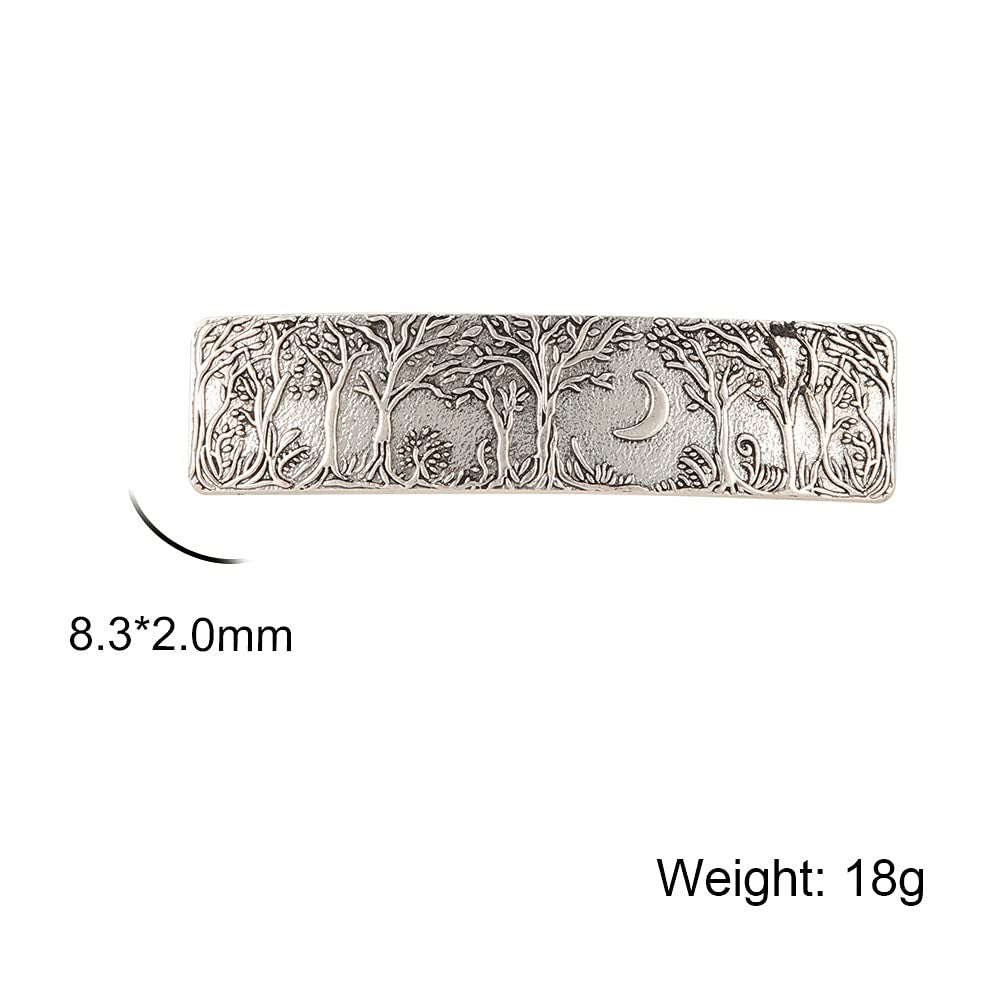 Dreamtimes Hair Clip Large Hand Crafted Metal 1 Count (Pack of 1),
