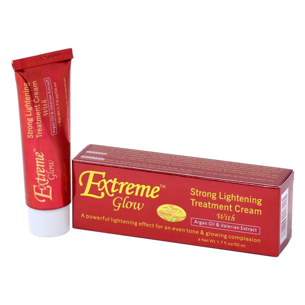 Extreme Glow Skin Brightening Treatment Cream with Argan Oil - 1.7 oz