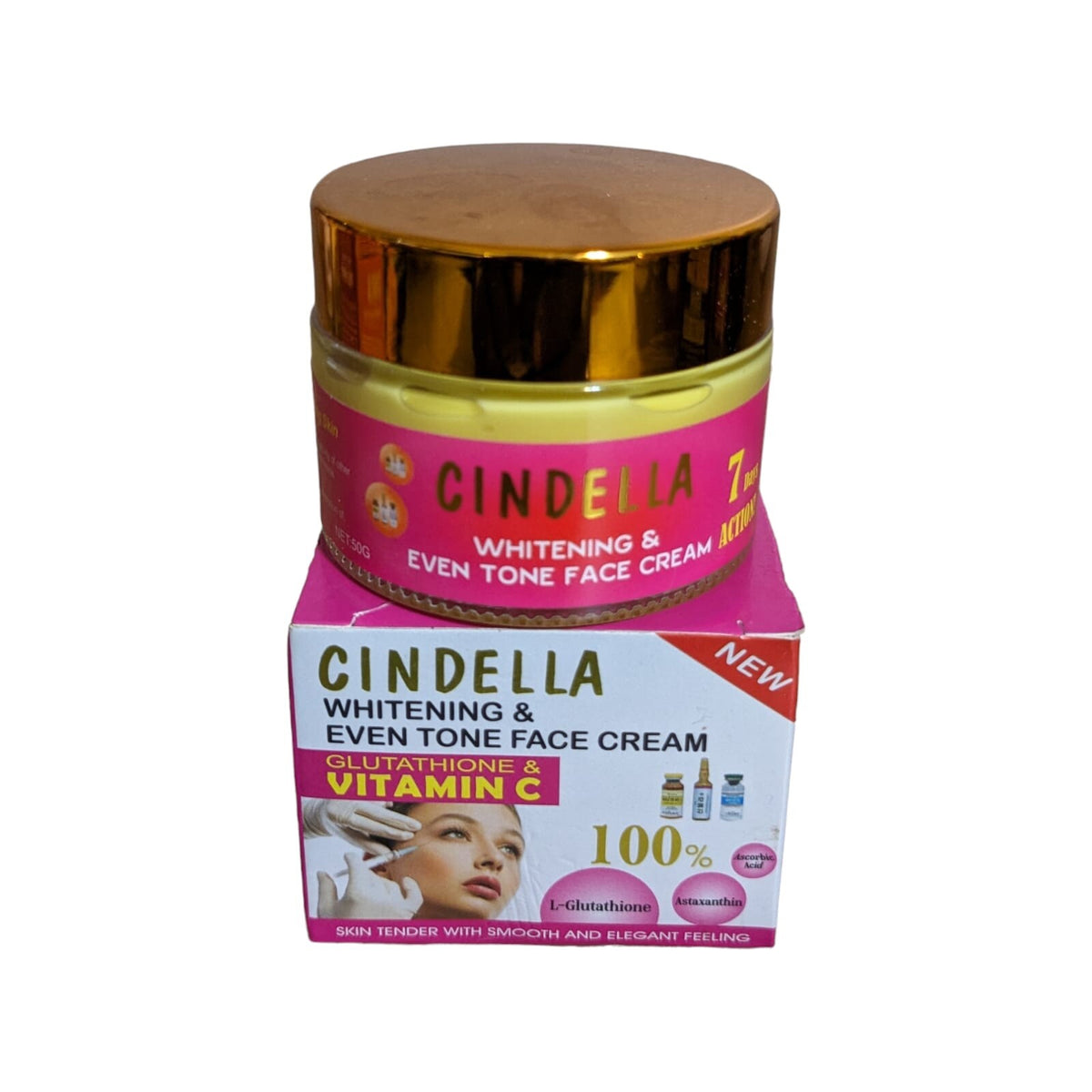 Whitening Face Cream with Glutathione & Vitamin C for Brightening & Even Skin Tone