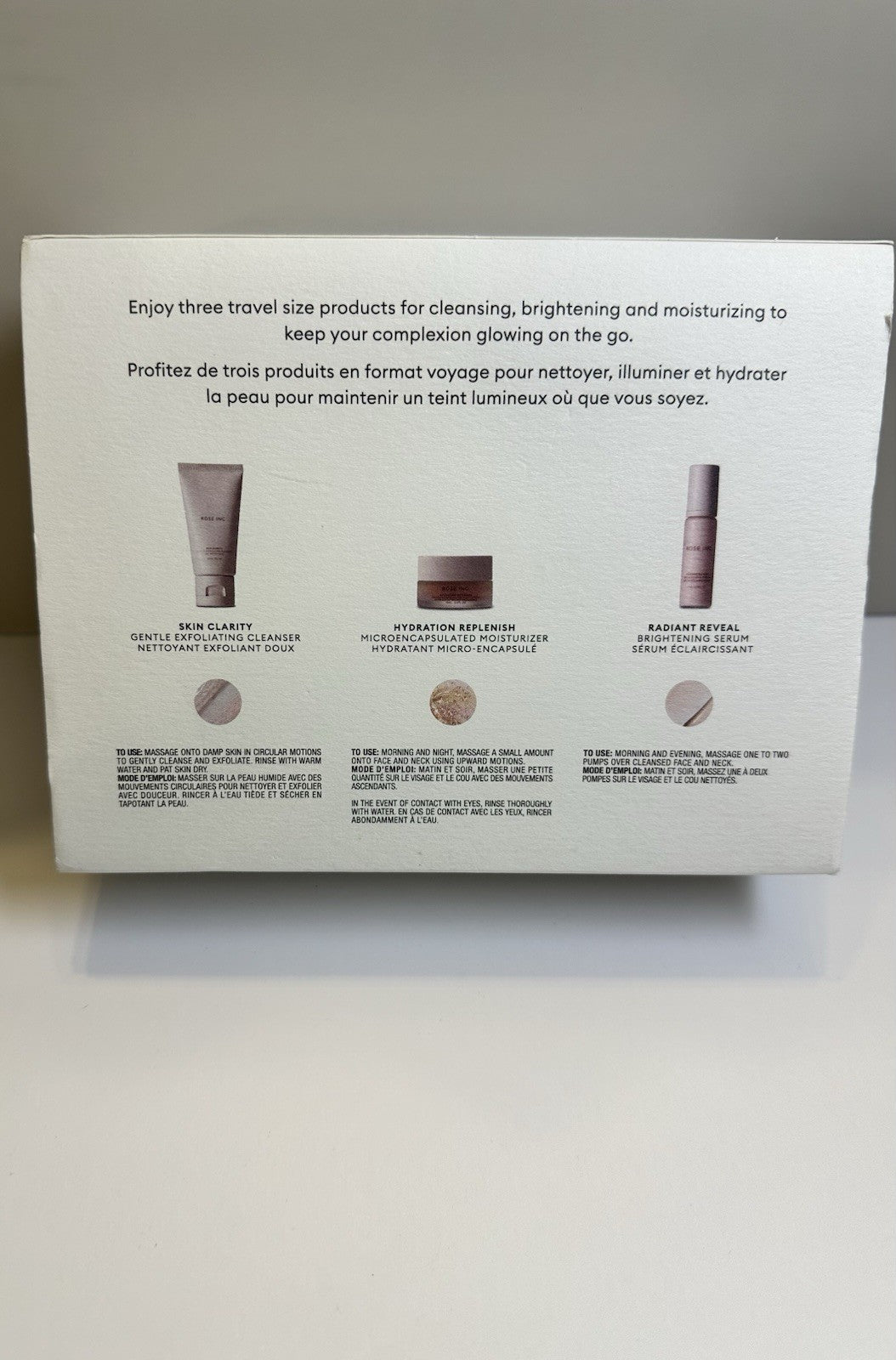 Vitamin C Travel Skincare Set - Cleanser, Moisturizer & Serum for On-the-Go