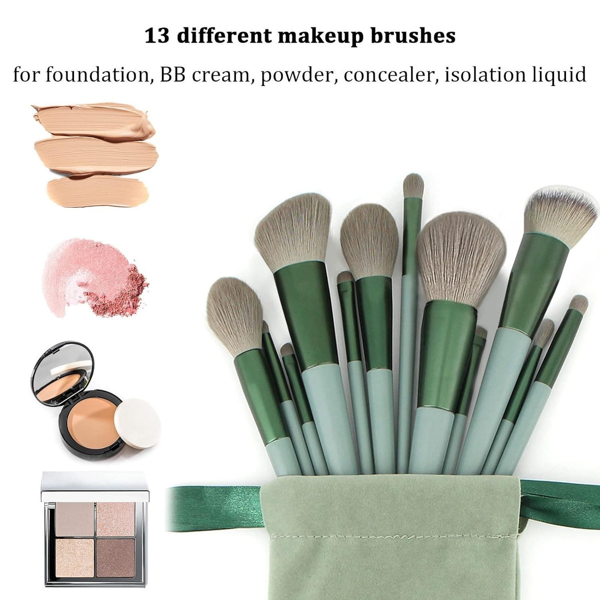 Professional Makeup Brush Set with Storage Bag - 22-Piece Beauty Kit