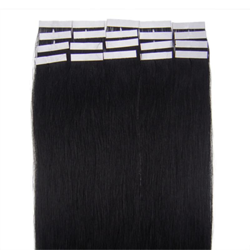 Remy Hair Tape-In Extensions Full Head 40pc Natural Straight Human Hair
