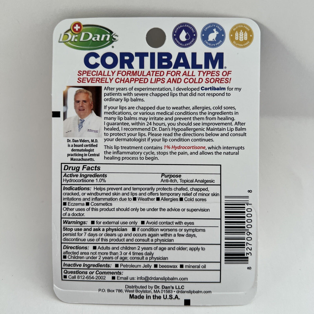 Medicated Lip Balm for Chapped Lips - Soothing & Hydrating Treatment