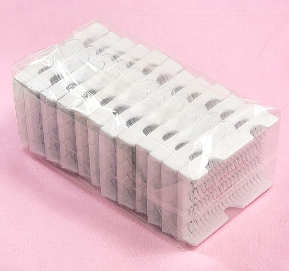 Premium Single Cluster False Eyelashes - Medium Length, Natural Look