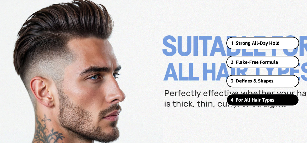Mega Fixation Hair Styling Gel with Argan Oil - Long Lasting Hold & Volume 500ml