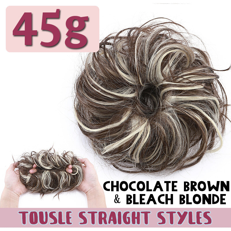 Thick Large Messy Bun Hair Piece Scrunchie Updo Wrap Hair Extensions
