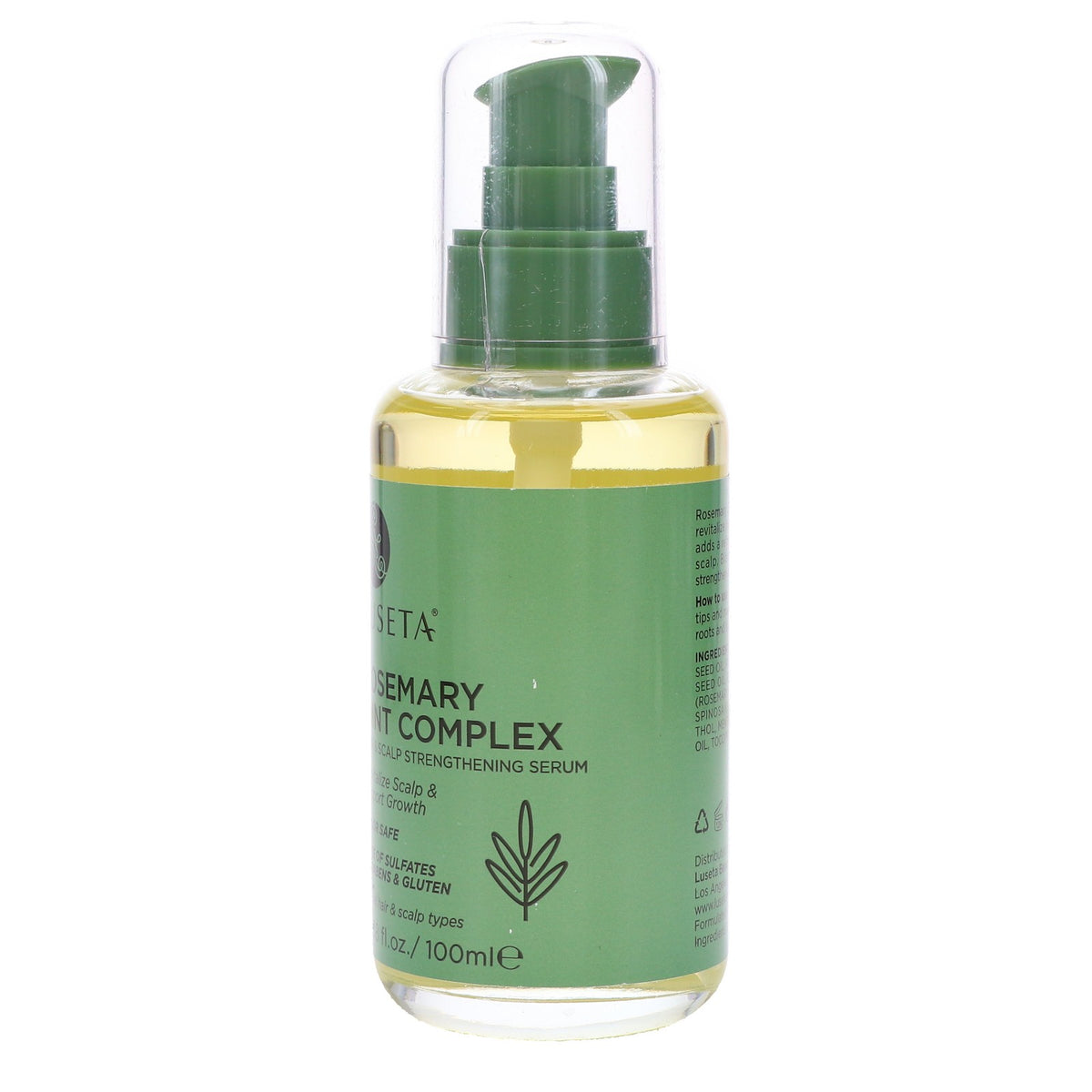 Luseta Rosemary Mint Hair & Scalp Serum - Nourishing Treatment for Hair Growth 3.4 oz