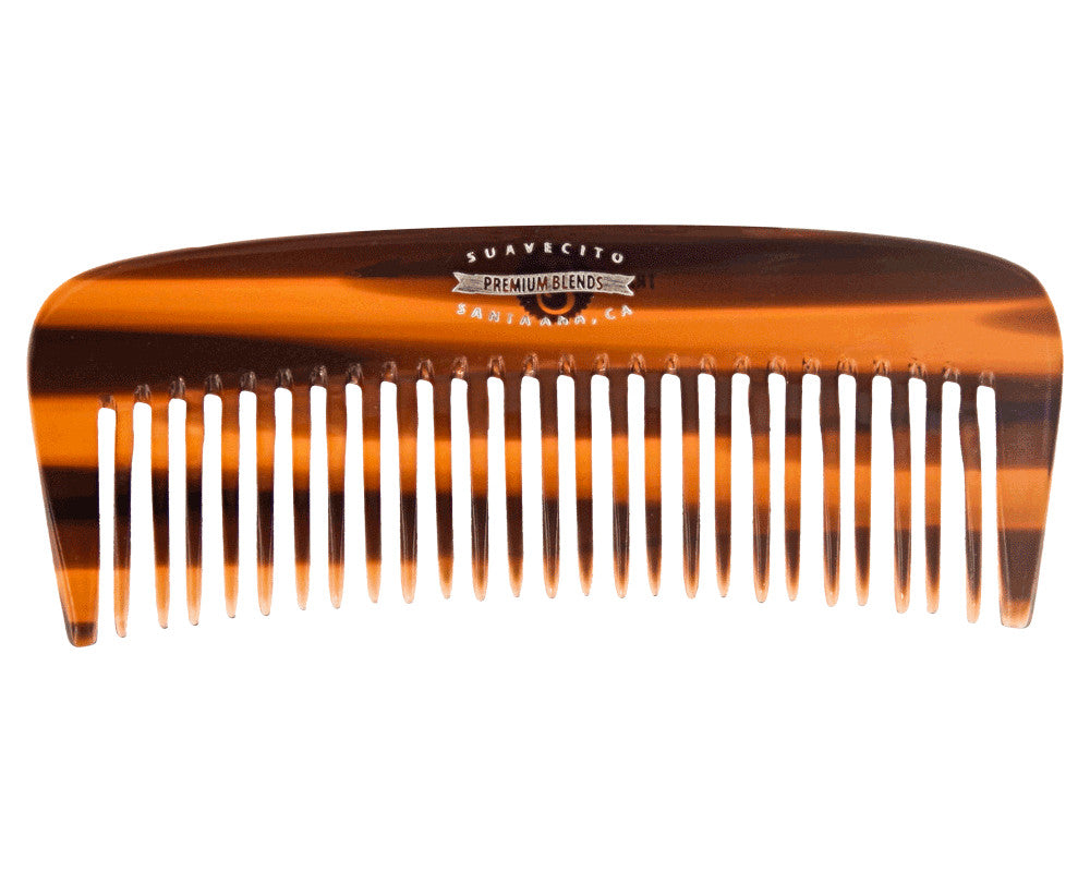 Beard Comb for Detangling and Conditioning - Pocket-Sized Wide-Tooth Design