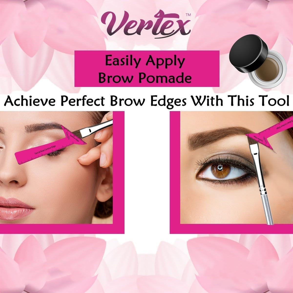 Waterproof Eyeliner Stencils Pencil Brush for Precise Makeup Application