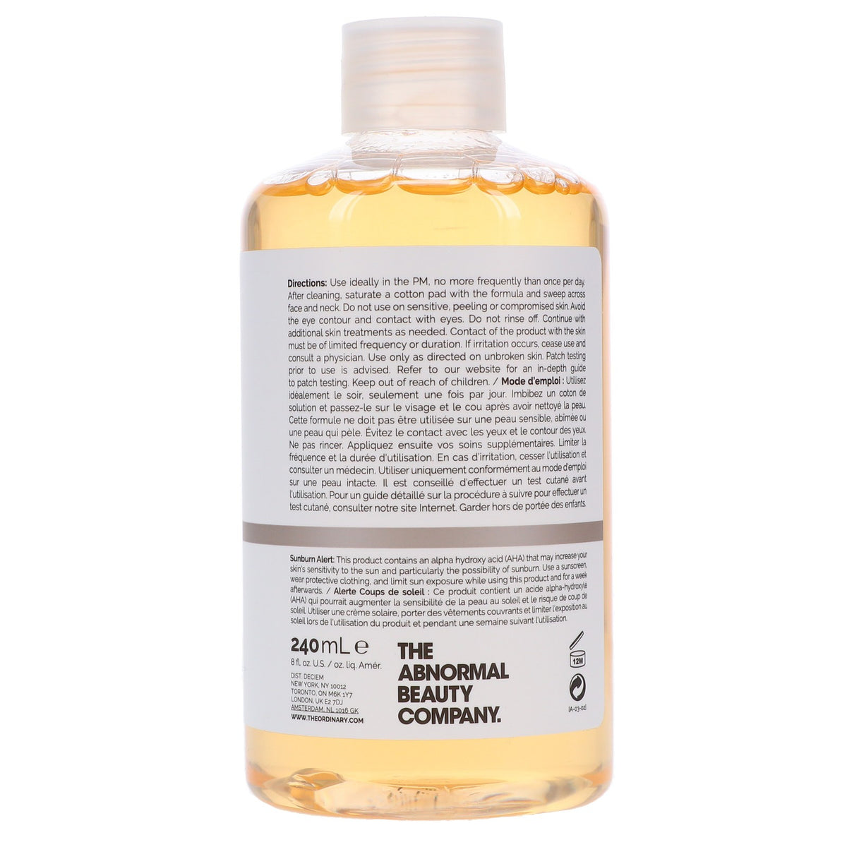Glycolic Acid 7% Exfoliating Toner - 8 oz for Skin Brightening & Texture Refinement