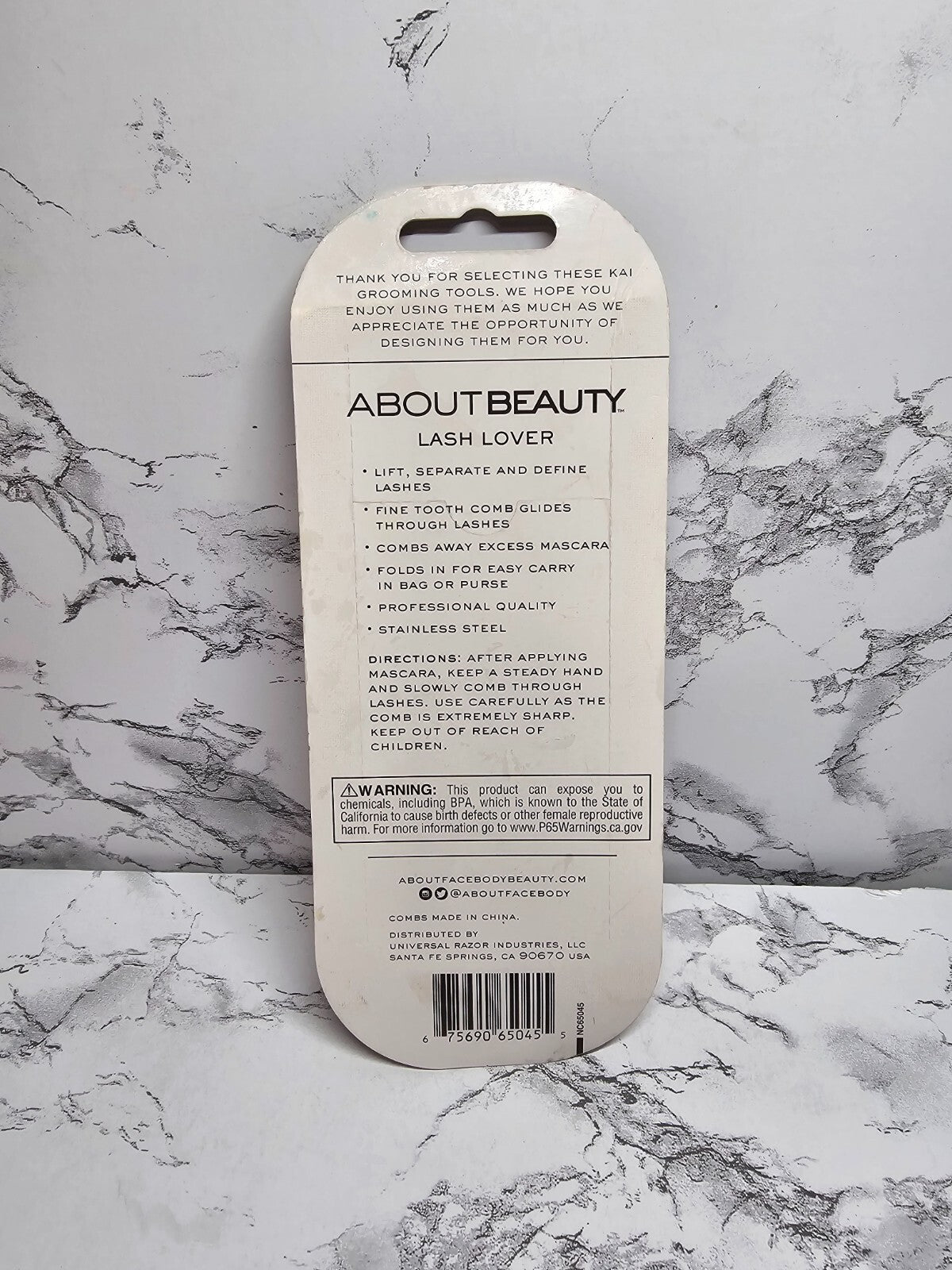 Folding Eyelash Comb Set - Separate & Define for Lash Separation