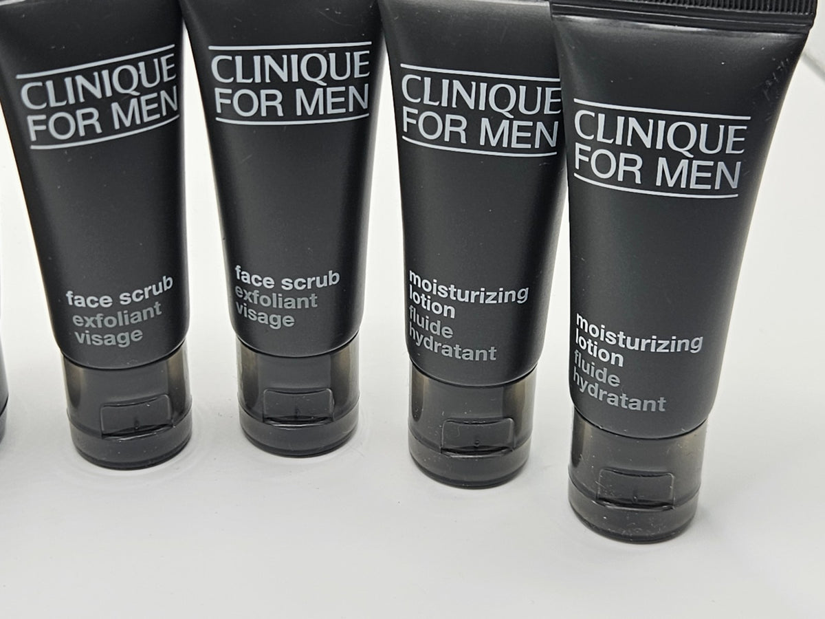 Clinique Men Travel Size Skincare Lot - 15 Pieces