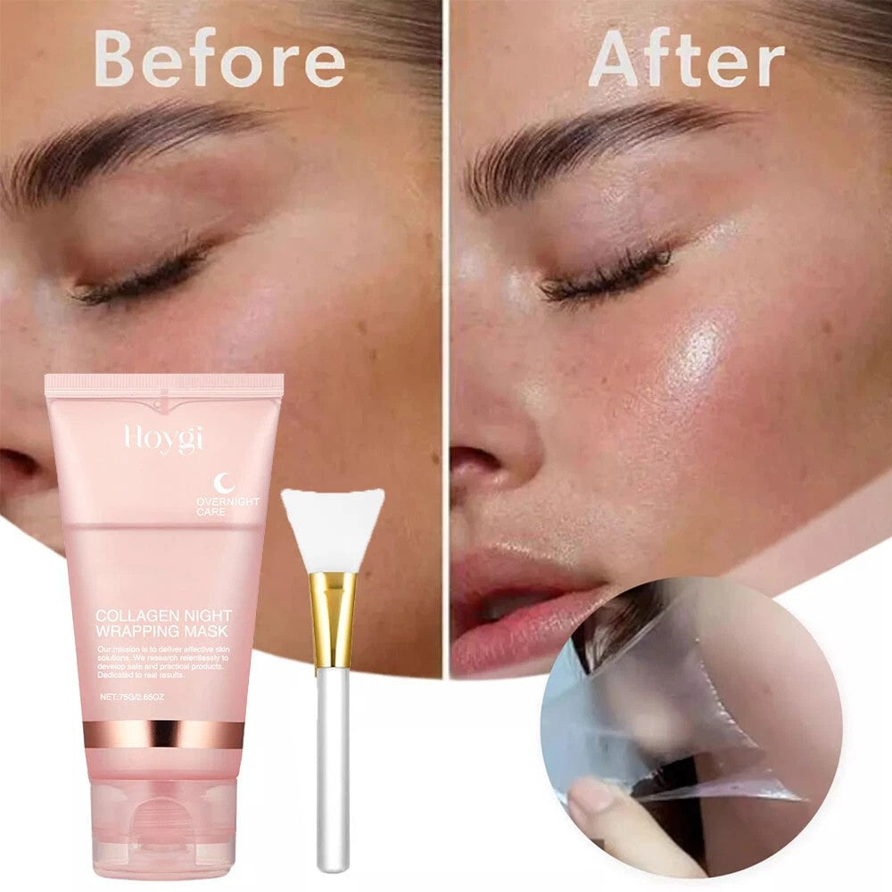 Collagen Night Peel-Off Mask, 75ml - Moisturizing & Anti-Wrinkle