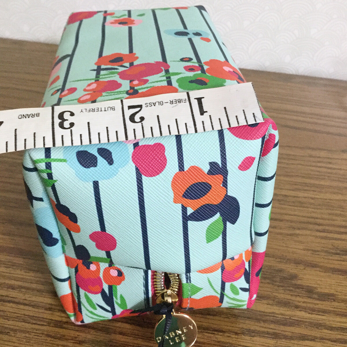 Dabney Lee Floral Stripe Cosmetic Bag – Travel Makeup & Toiletry Organizer