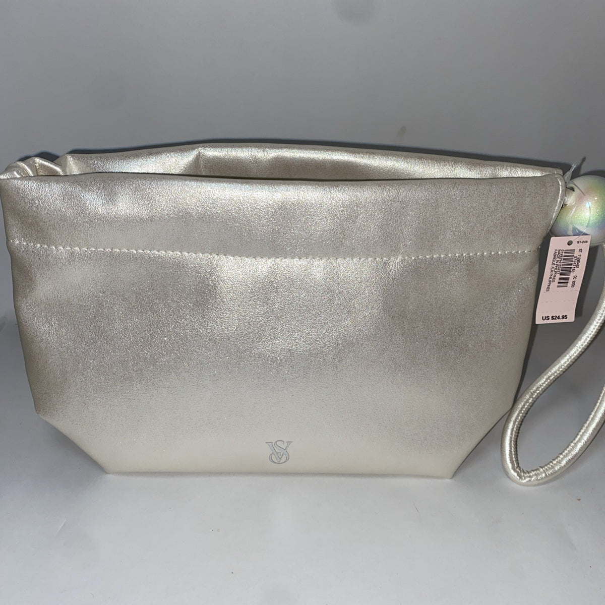 Iridescent Pearl Bead Cinched Pouch - Victoria’s Secret Dream Accessory