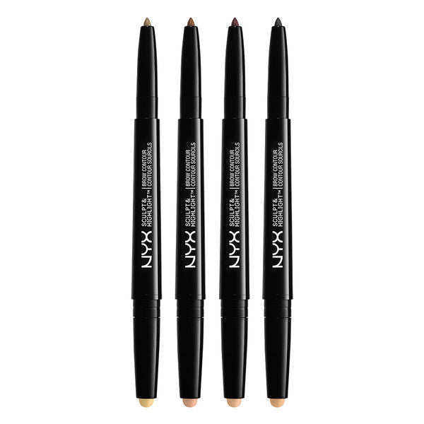 NYX Sculpt & Highlight Brow Contour Color SHBC05 Brunette Cream 2-in-1 Brow Pencil