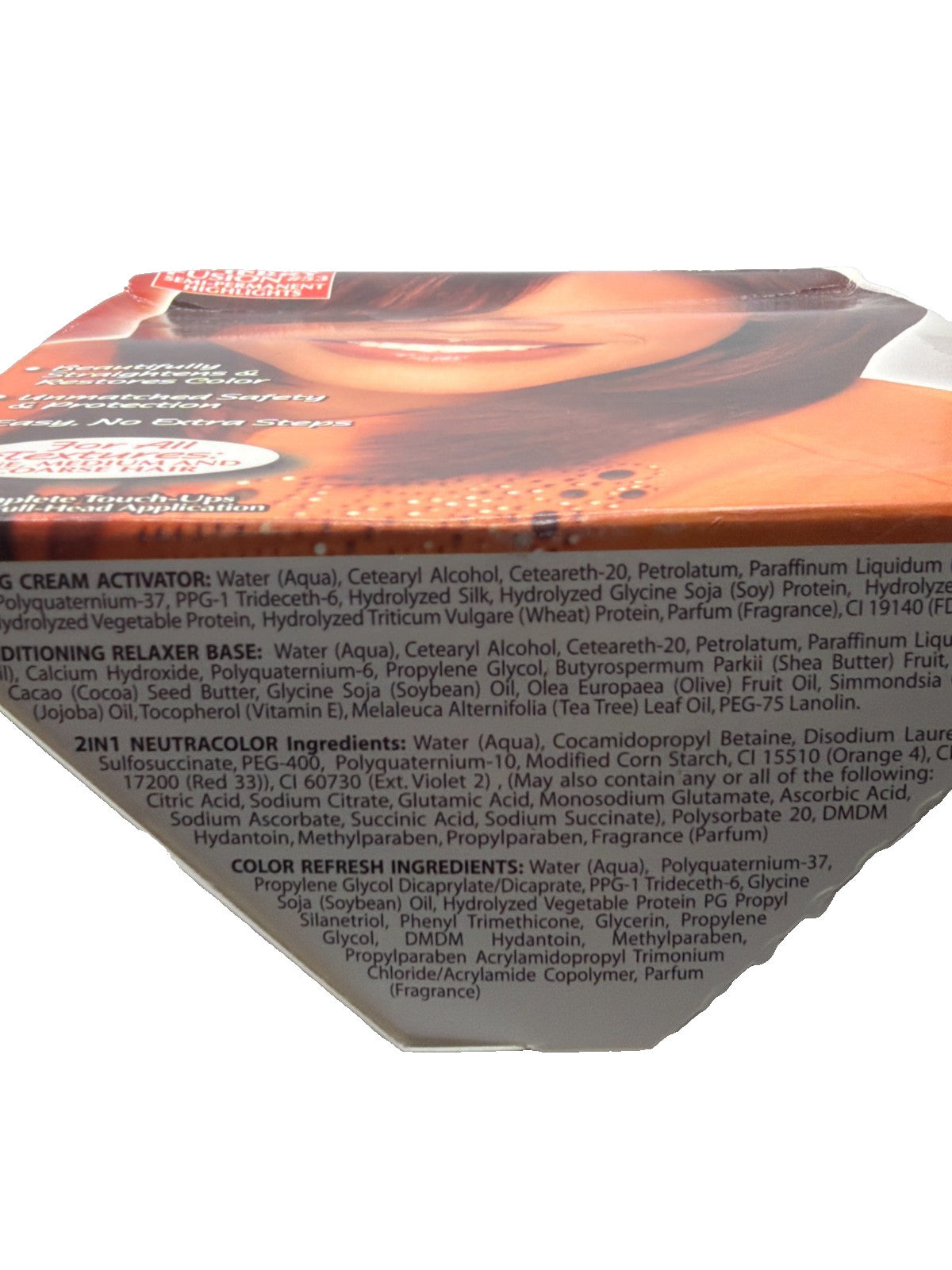 Hair Relaxer and Color Kit - No-Lye Relaxer with Cherry Fusion #53