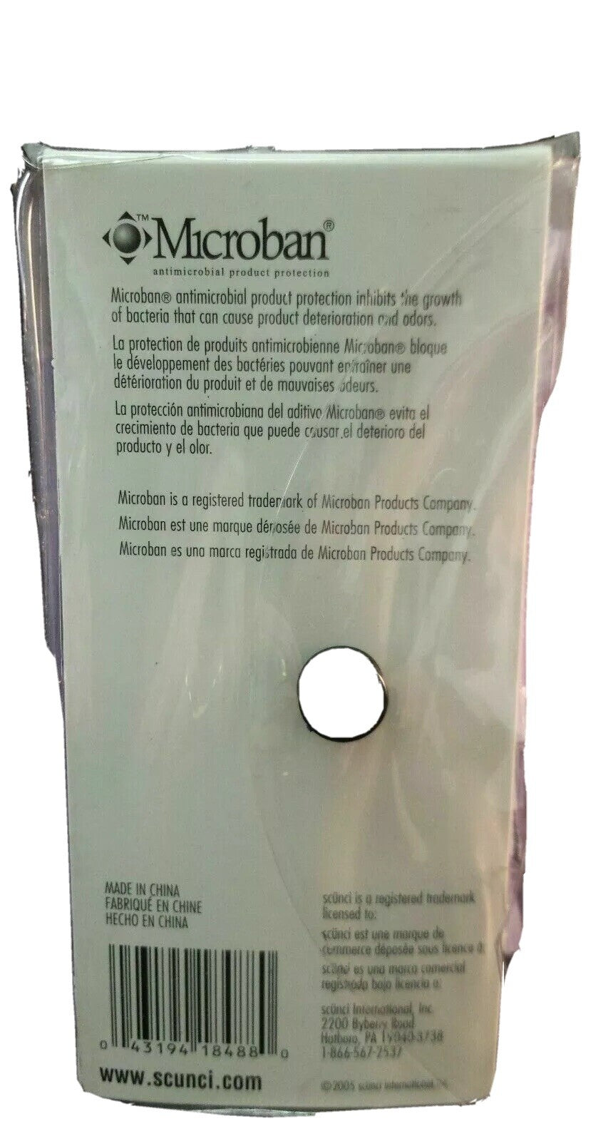 Salon Professional Perm Rod Curlers Large Purple Microban 24 Pack