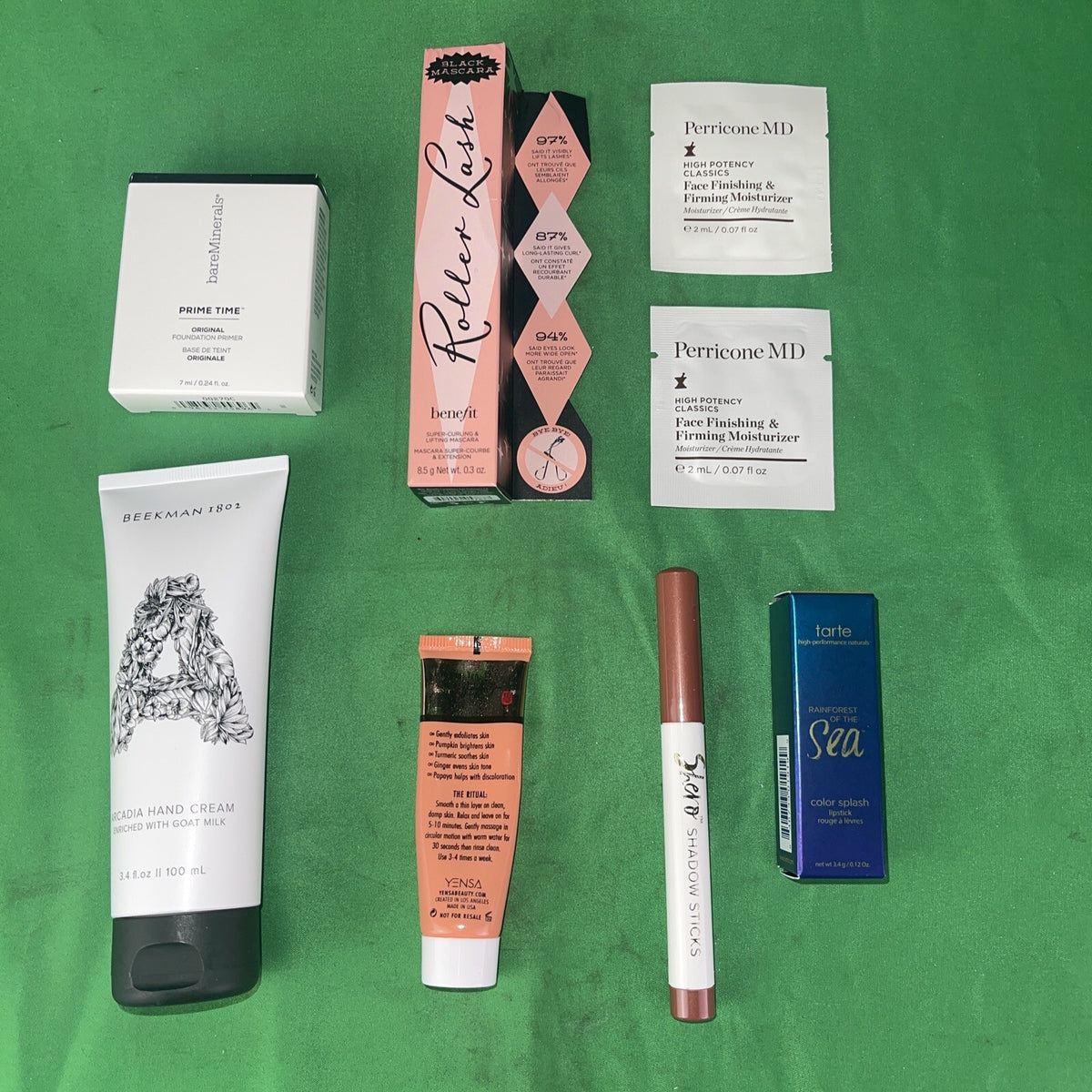 Beauty Sample Set with 7 Mini Products – Makeup & Skincare Travel Collection
