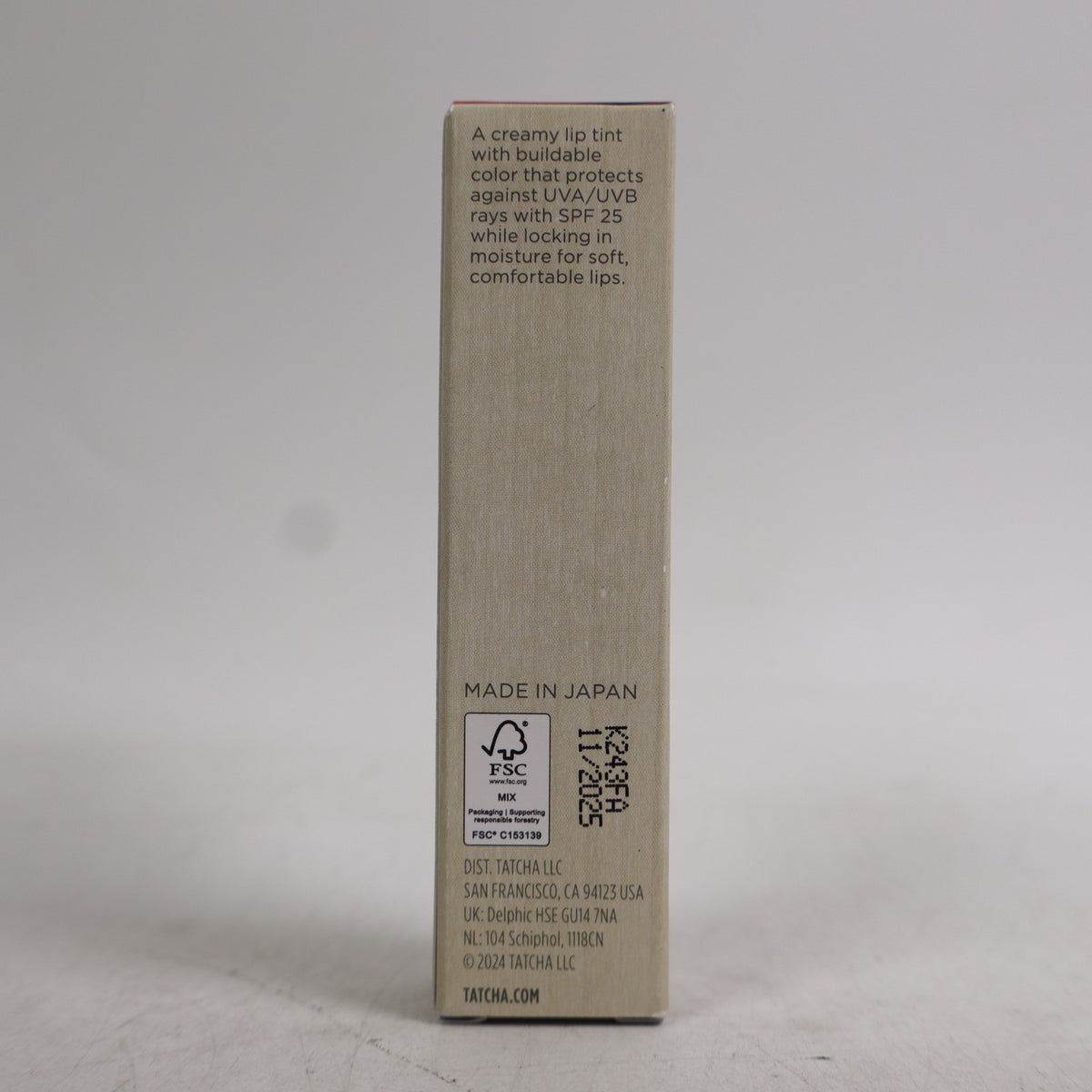 Lip Sunscreen SPF 25 Lip Tint with Plum Blossom - TATCHA Kissu