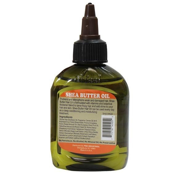 Travel-Sized Shea Butter Hair Oil Blend for Damaged, Dry, Frizzy Hair
