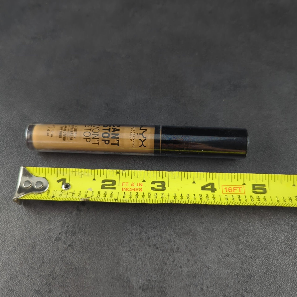 NYX Cant Stop Wont Stop Contour Concealer Golden Honey 0.11 oz