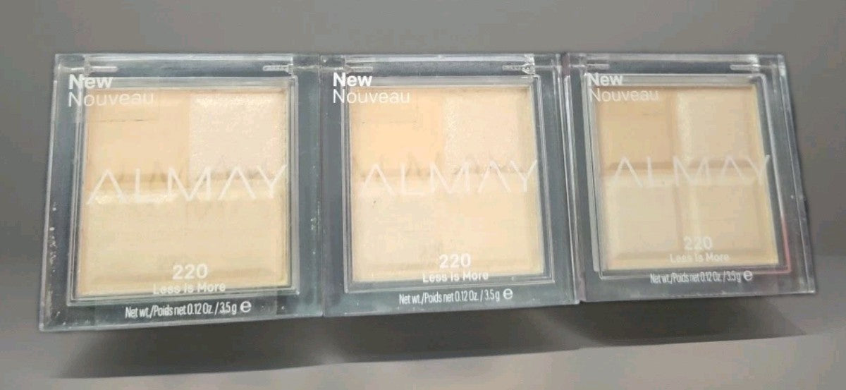 3 Pack Eyeshadow Quad Palette - Less Is More Neutral Shades