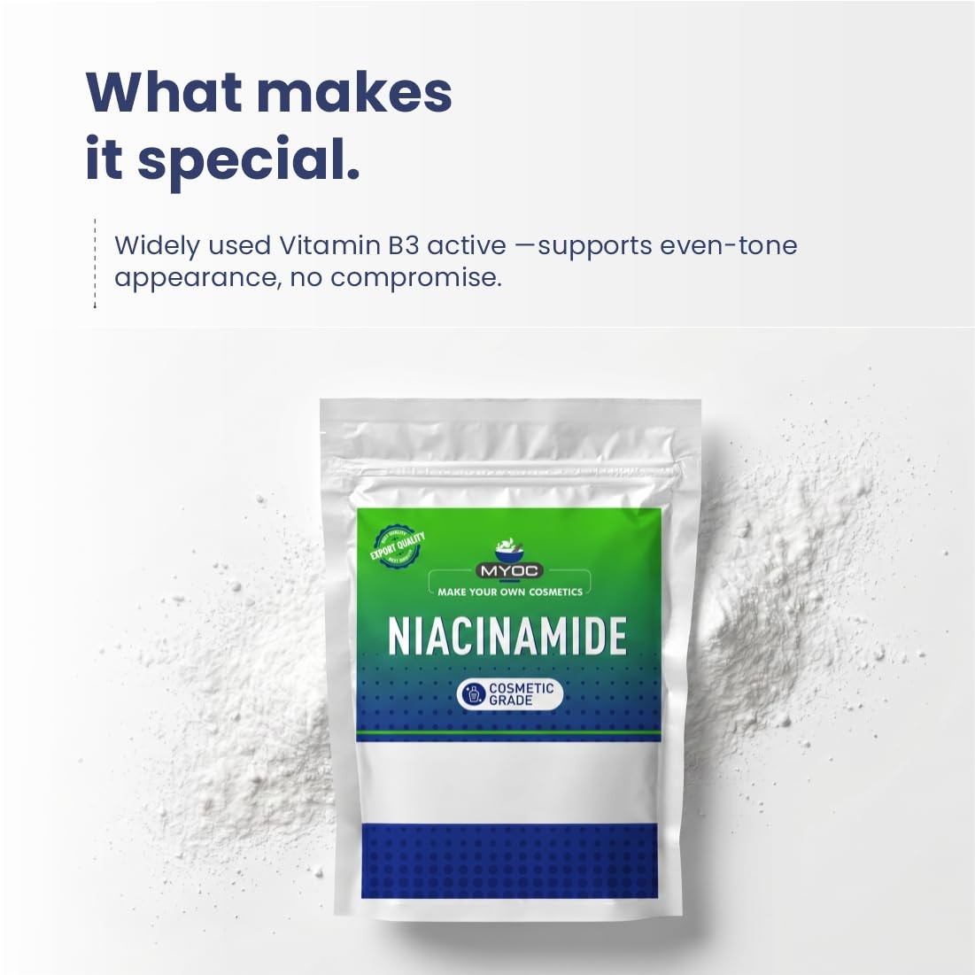 Niacinamide Powder Cosmetic Grade for DIY Skincare Formulations 3.9 oz