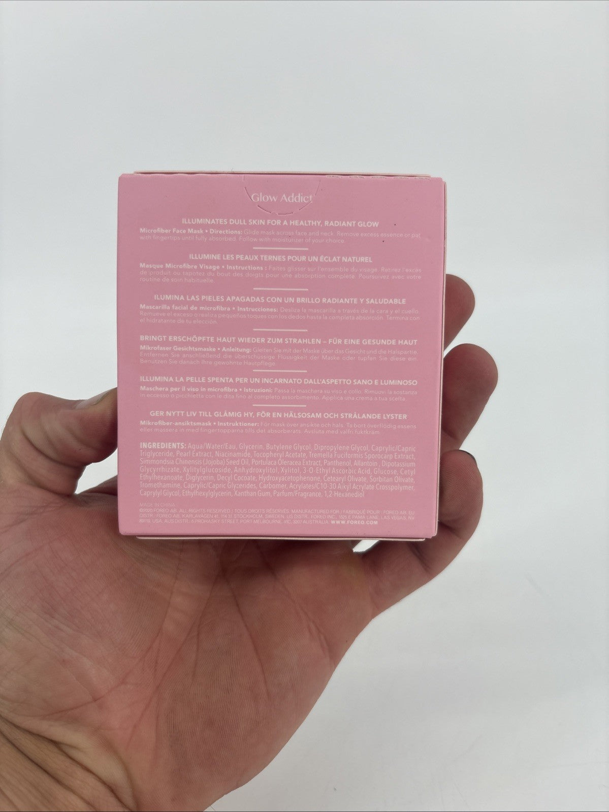 Glow Addict UFO Activated Face Masks Collection 6 Pack