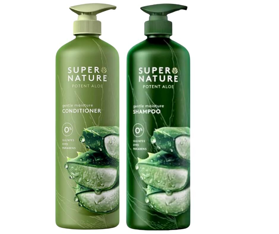 Aloe Moisturizing Shampoo & Conditioner Duo - 2 Pack, 30 Fl Oz Each